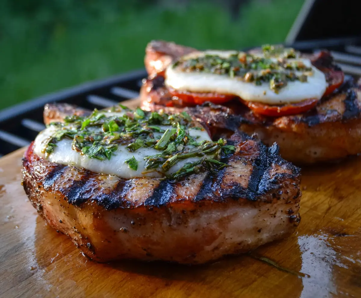 Grilled Italian Pork Chops