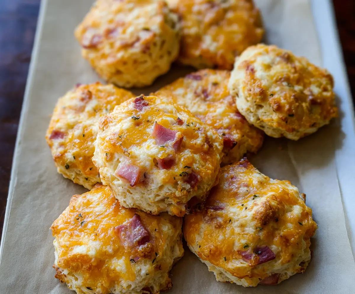 Ham & Cheese Biscuits