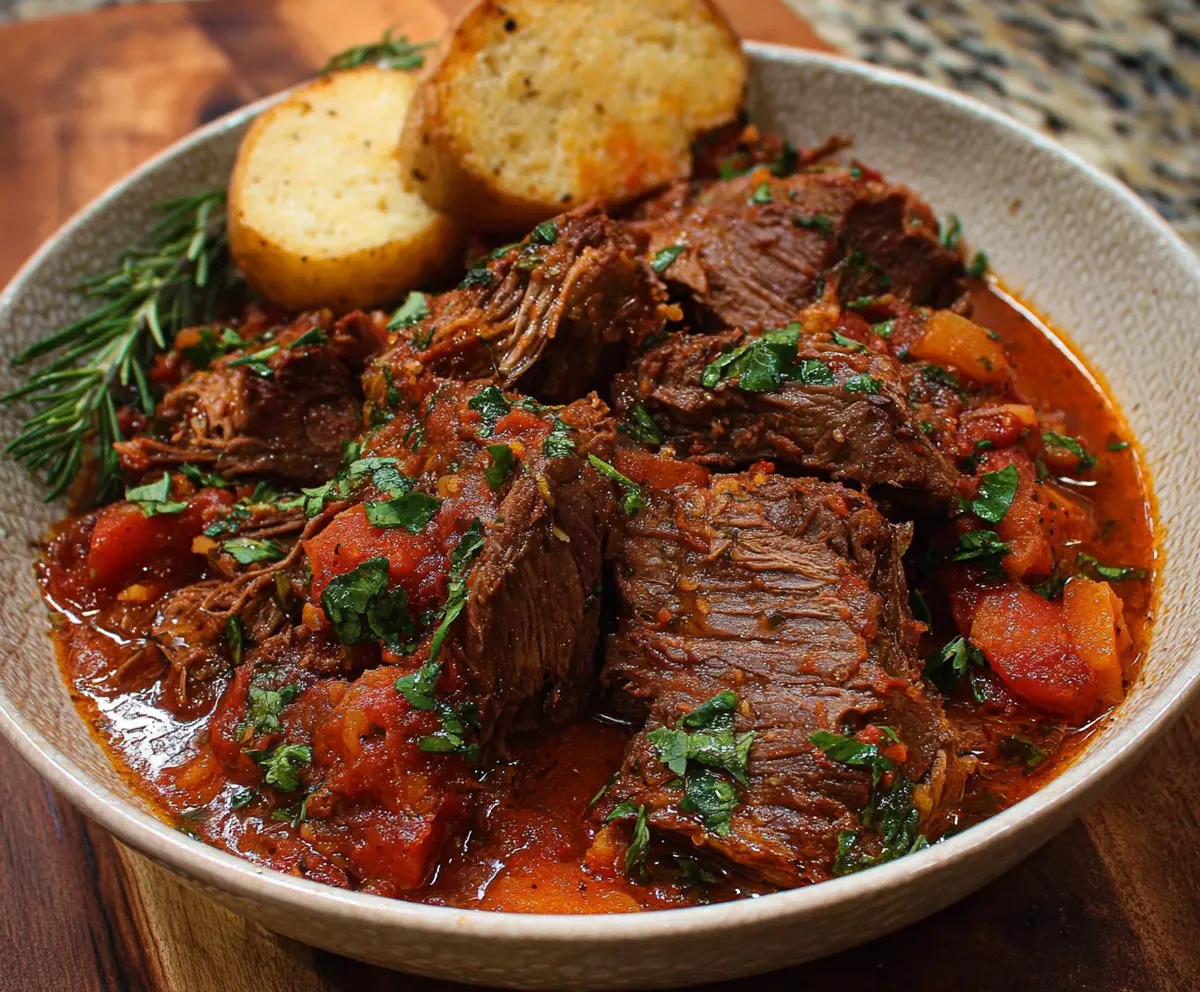Italian Pot Roast (Straccato)