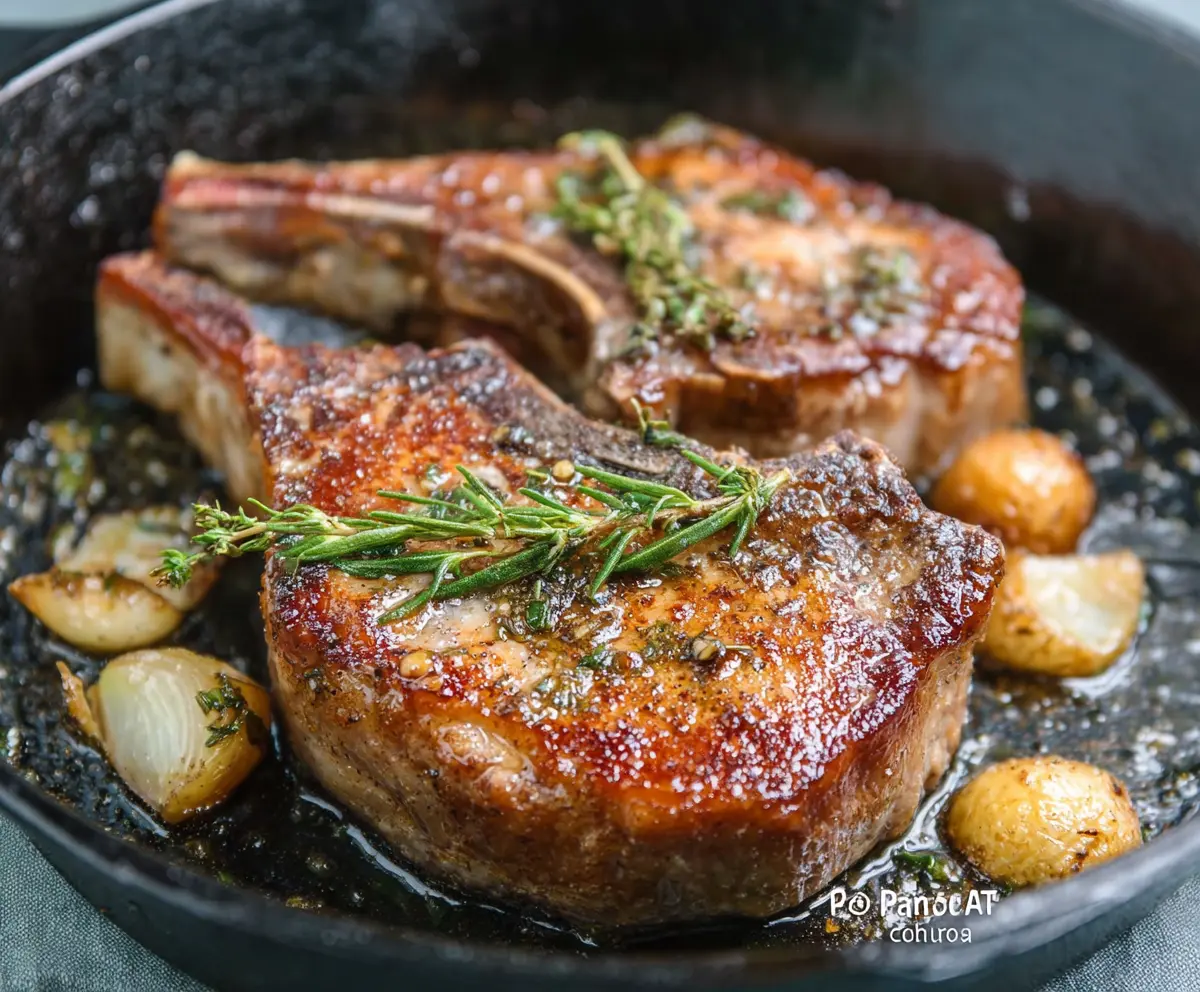 Pan Roasted Pork Chops