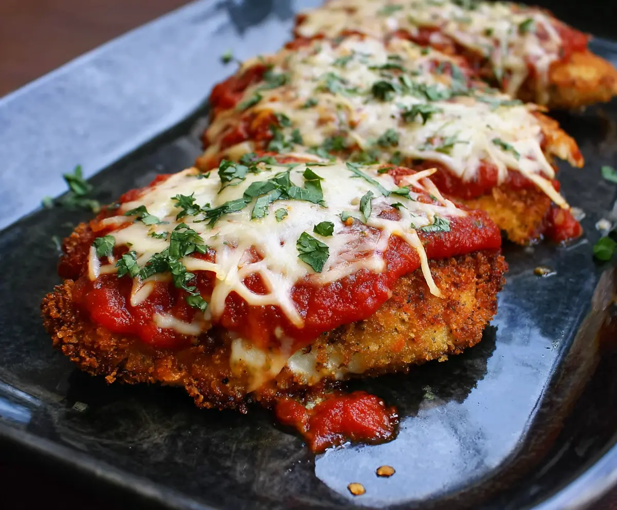 Panko-Breaded Pork Parmigiana