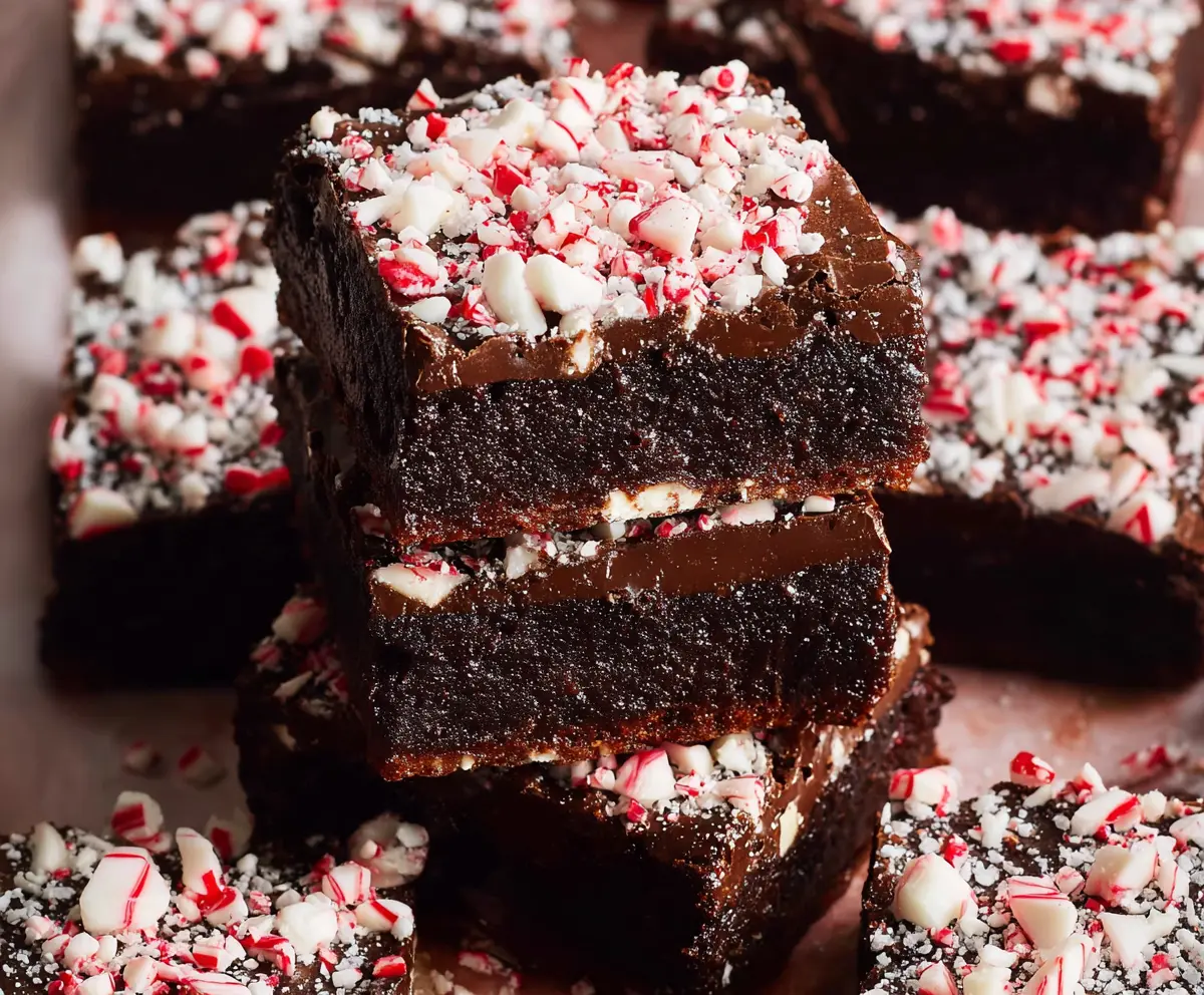 Peppermint Brownies (Rich and Fudgy Recipe)
