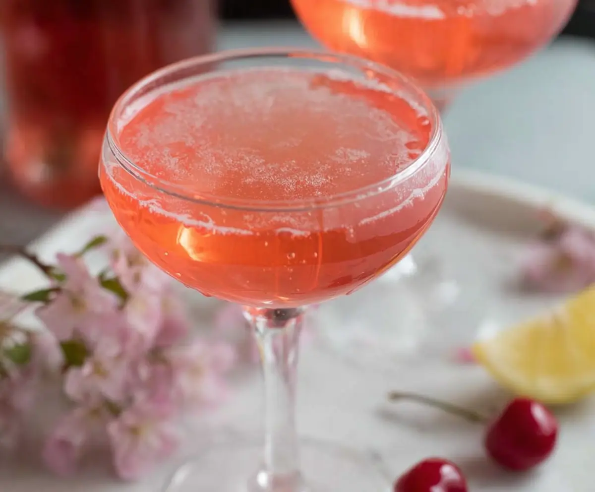 Pink Champagne Cocktail