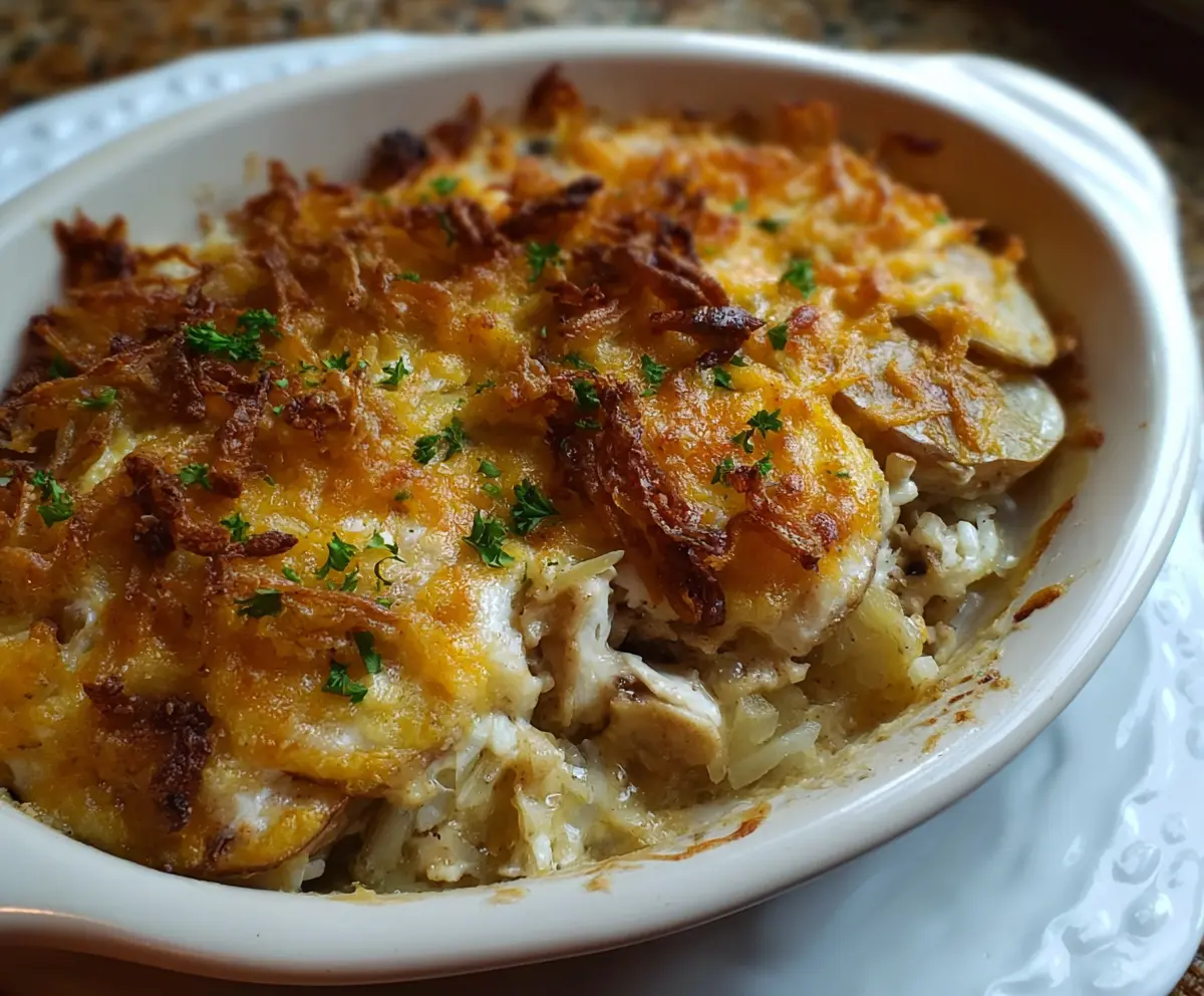 Pork Chop Potato Casserole