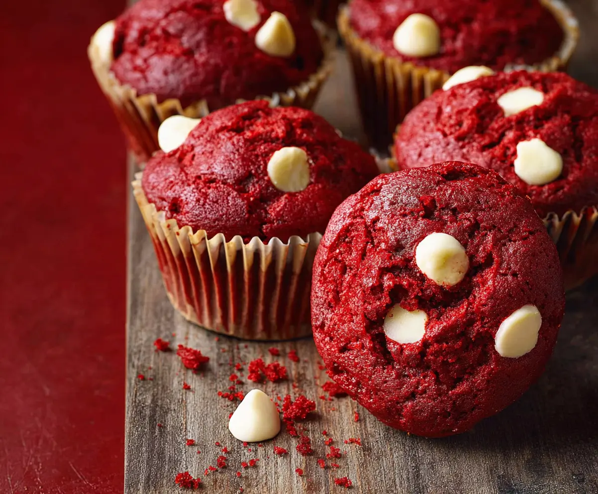 Red Velvet Muffins (Soft and Fluffy)
