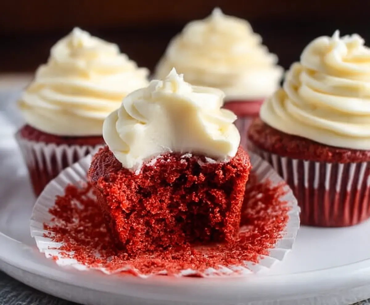 Small Batch Red Velvet Cupcakes