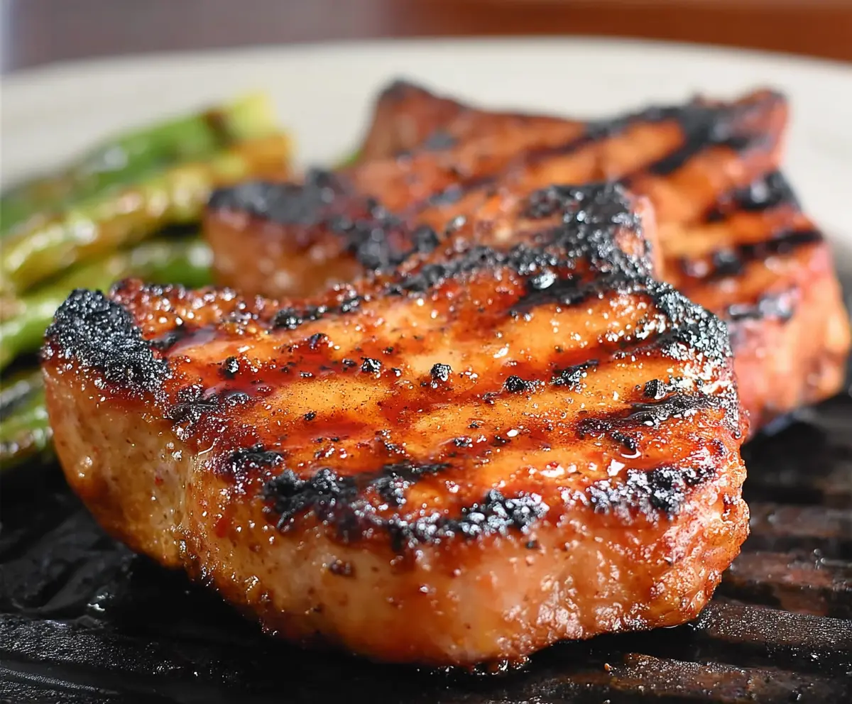 Southern Sweet Grilled Pork Chops