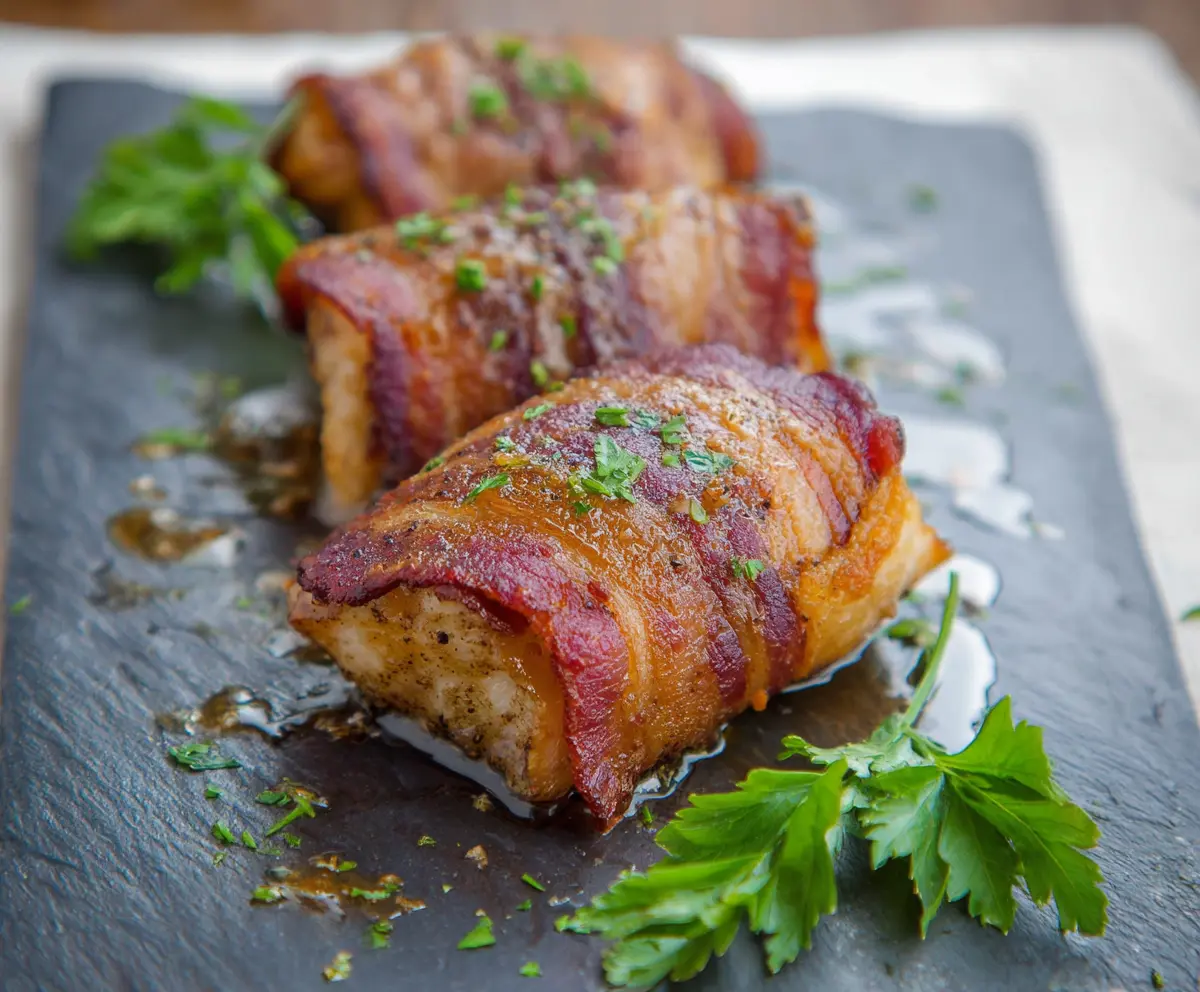 Bacon Wrapped Mahi-Mahi