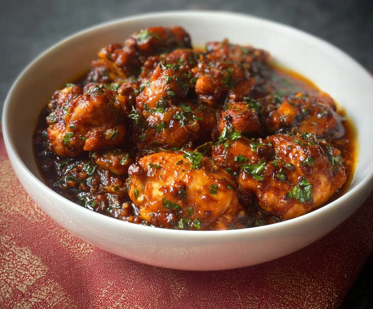 Boneless Brown Stew Chicken