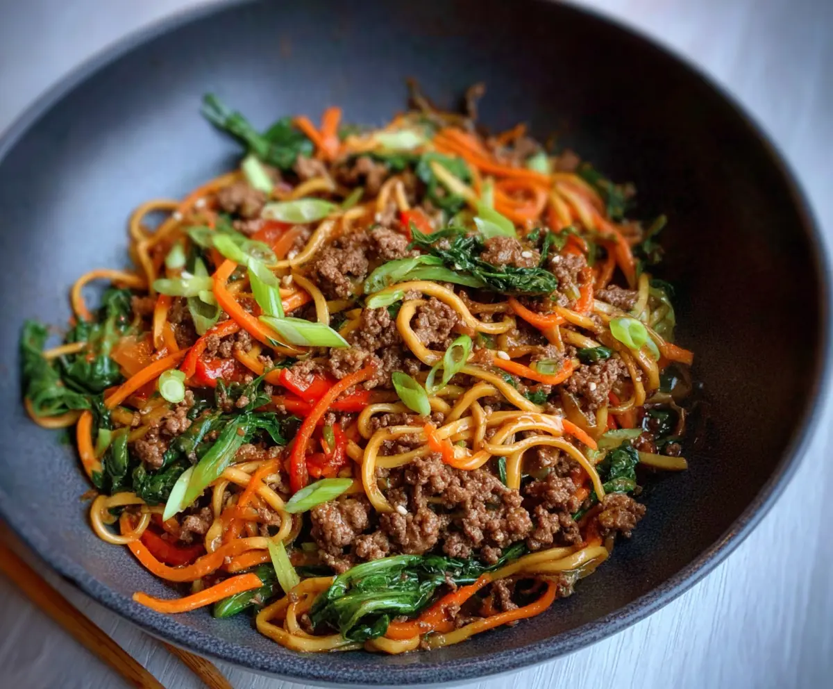 Ground Beef Chow Mein (Whole30)