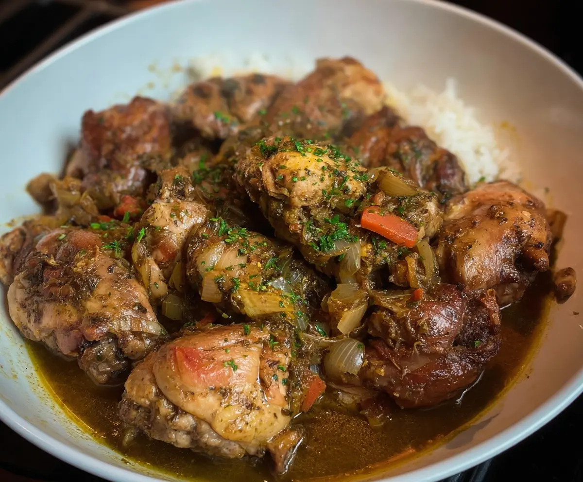 Jamaican Fricassee Chicken