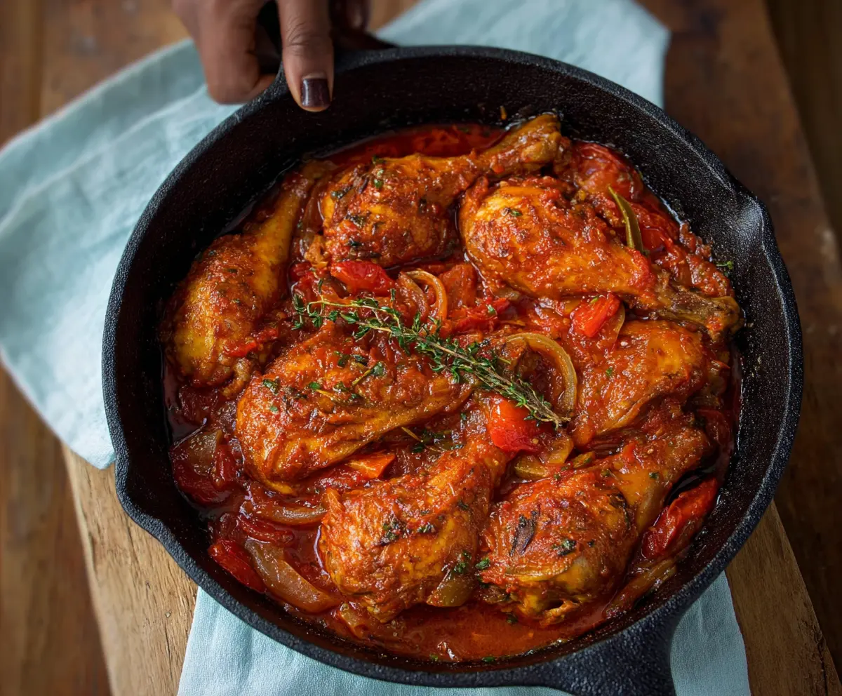 Red Stew Chicken