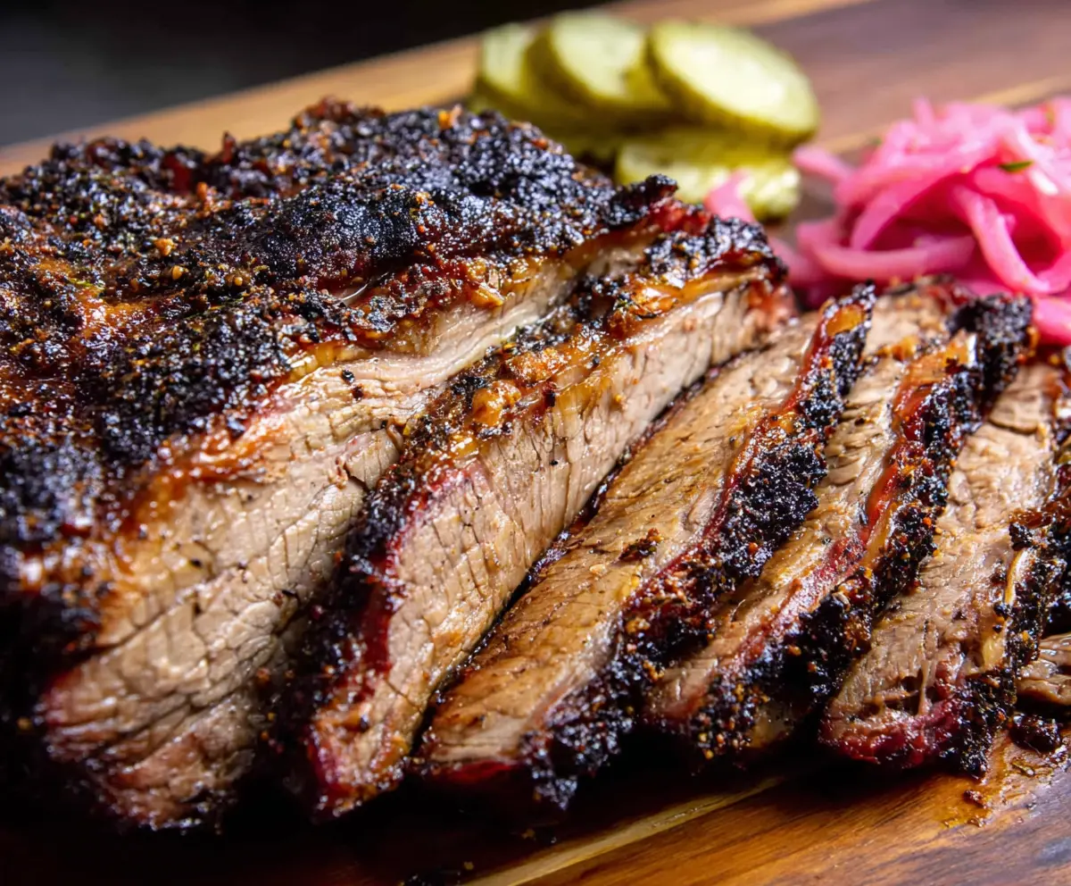 Delicious Texas-style smoked beef chuck roast with smoky flavors and tender meat.