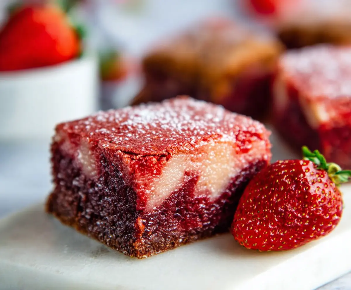 Strawberry Brownies