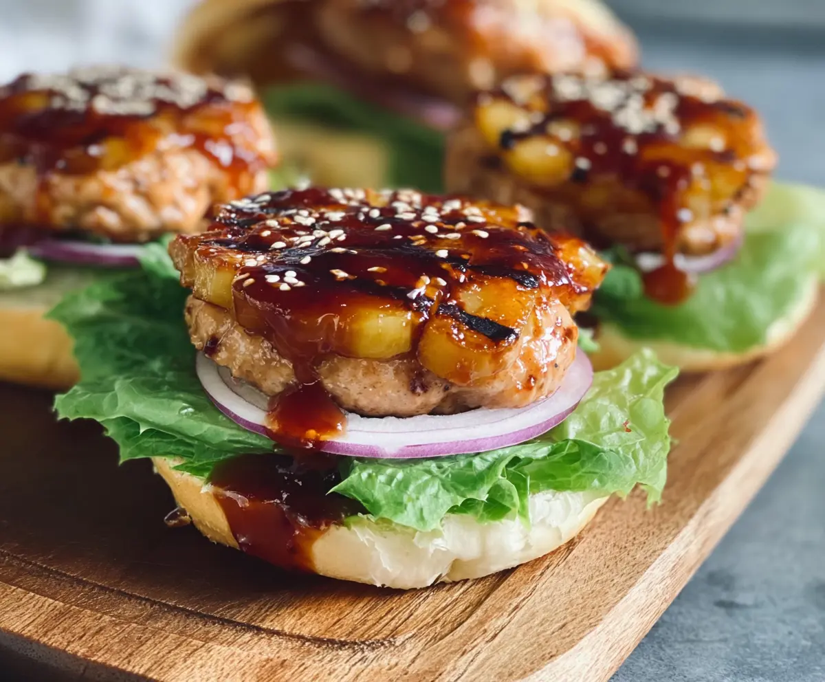 Teriyaki Chicken Burgers