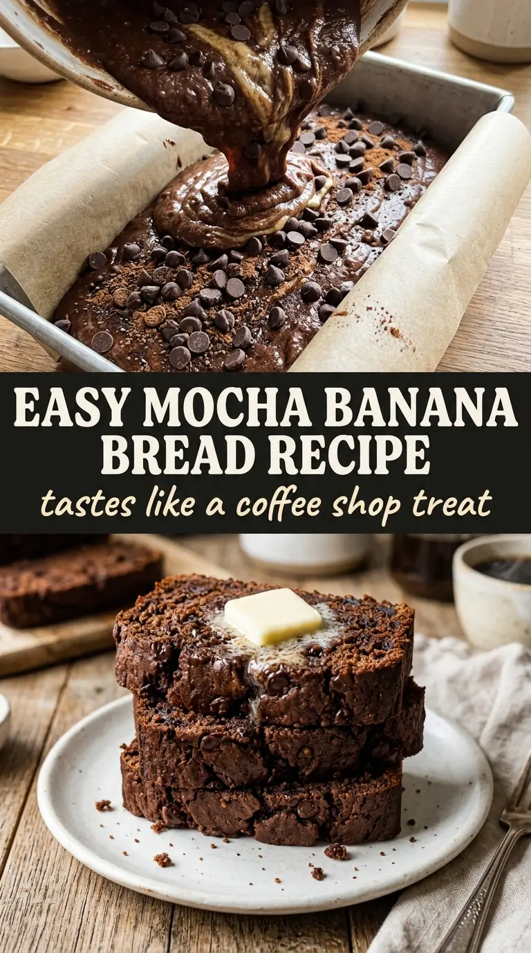 Chocolate Espresso Banana Bread
