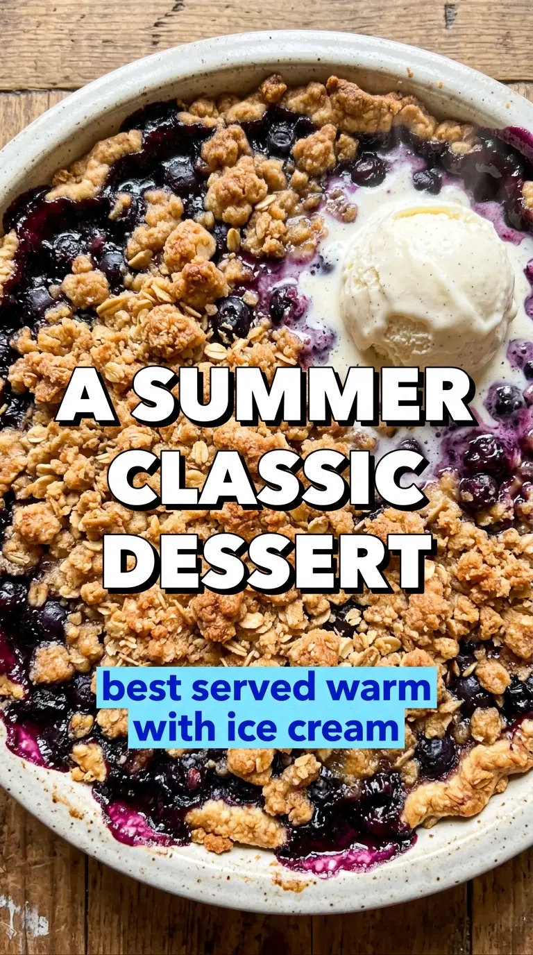 homemade blueberry crumble pie juicy crumbly