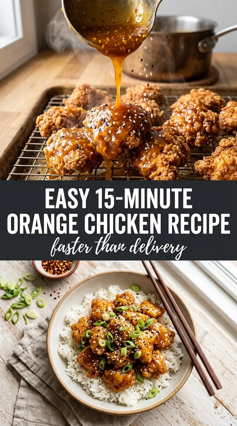 Orange Chicken crispy tangy glossy