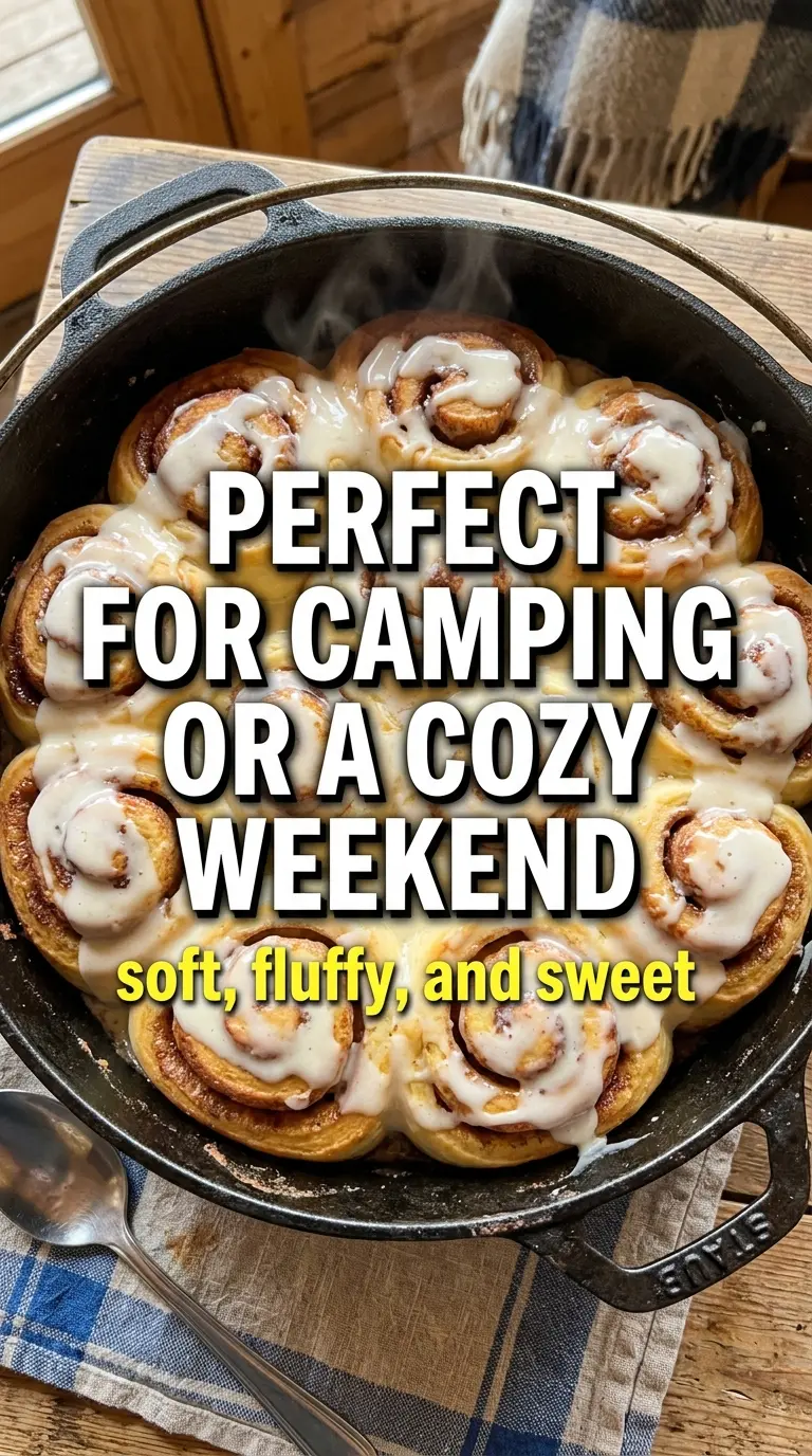 Dutch Oven Cinnamon Rolls