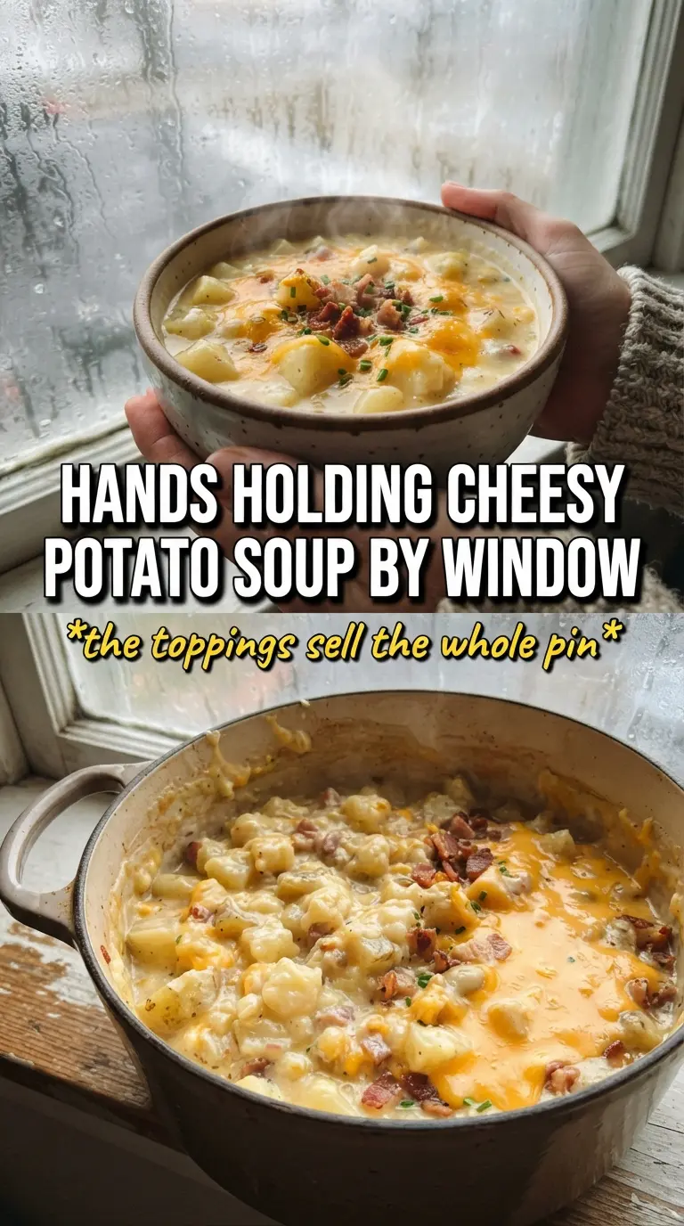 Cheesy Potato Soup creamy chunky cheddar